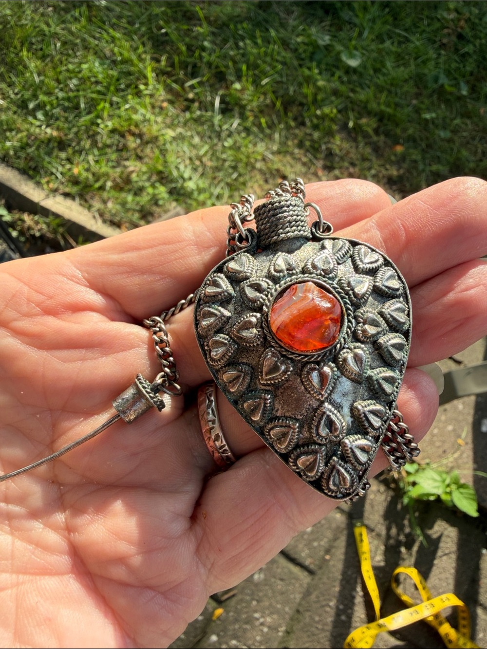 #Vintage Poison/Perfume Necklace